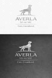 AVERLA [AH-VER-LAH] CARE, CONSIDERED. logo