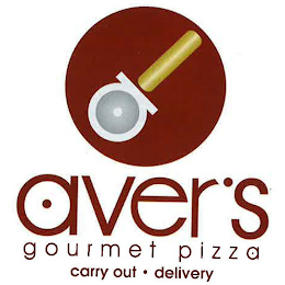 AVER'S GOURMET PIZZA CARRY OUT DELIVERY logo