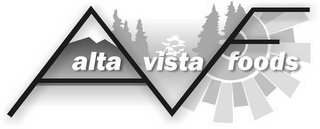 AVF ALTA VISTA FOODS logo