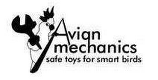 AVIAN MECHANICS SAFE TOYS FOR SMART BIRDS logo