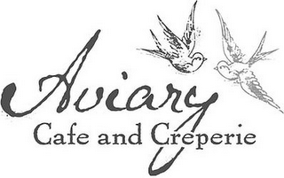 AVIARY CAFE AND CREPERIE logo