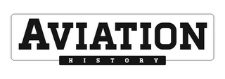 AVIATION HISTORY logo