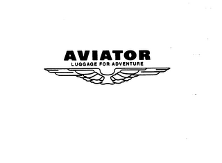 AVIATOR LUGGAGE FOR ADVENTURE logo