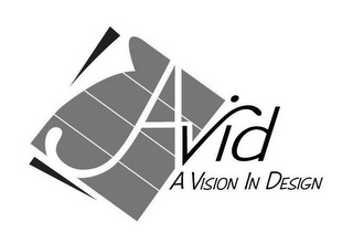 AVID A VISION IN DESIGN logo