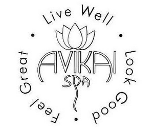 AVIKAI SPA · FEEL GREAT · LIVE WELL · LOOK GOOD logo