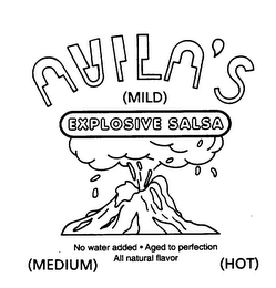AVILA'S (MILD) EXPLOSIVE SALSA NO WATER ADDED-AGED TO PERFECTION ALL NATURAL FLAVOR (MEDIUM) (HOT) logo