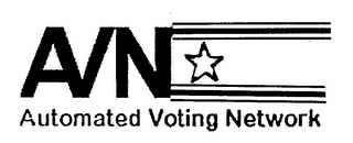 AVN AUTOMATED VOTING NETWORK logo