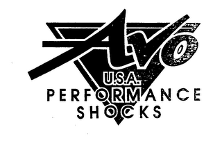 AVO U.S.A. PERFORMANCE SHOCKS logo