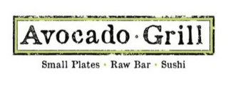 AVOCADO · GRILL SMALL PLATES · RAW BAR · SUSHI logo