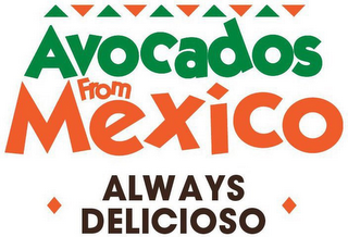 AVOCADOS FROM MEXICO ALWAYS DELICIOSO logo