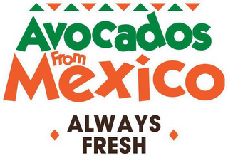 AVOCADOS FROM MEXICO ALWAYS FRESH logo