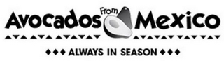 AVOCADOS FROM MEXICO ALWAYS IN SEASON logo