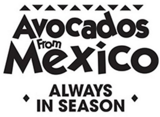 AVOCADOS FROM MEXICO ALWAYS IN SEASON logo