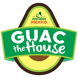 AVOCADOS FROM MEXICO GUAC THE HOUSE logo