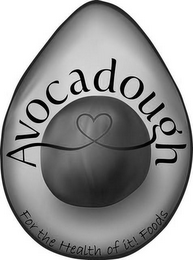 AVOCADOUGH AND FOR THE HEALTH OF IT FOODS logo
