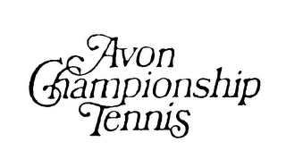 AVON CHAMPIONSHIP TENNIS logo