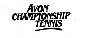 AVON CHAMPIONSHIP TENNIS logo