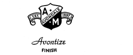 AVONDALE A.M. AVONTIZE FINISH EST. 1897