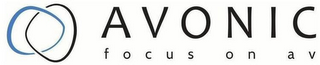 AVONIC FOCUS ON AV logo