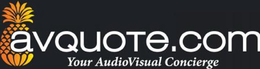 AVQUOTE.COM YOUR AUDIOVISUAL CONCIERGE logo