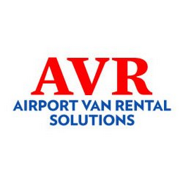 AVR AIRPORT VAN RENTAL SOLUTIONS logo