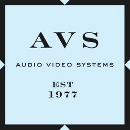 AVS AUDIO VIDEO SYSTEMS EST 1977 logo