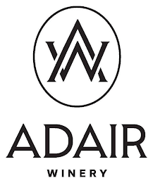 AW ADAIR WINERY logo