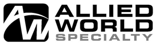 AW ALLIED WORLD SPECIALTY logo