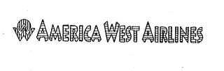 AW AMERICA WEST AIRLINES logo