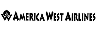 AW AMERICA WEST AIRLINES logo