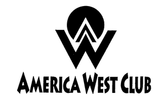 AW AMERICA WEST CLUB logo