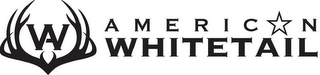 AW AMERICAN WHITETAIL logo