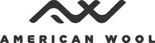 AW AMERICAN WOOL logo