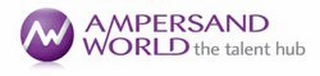 AW AMPERSAND WORLD THE TALENT HUB logo