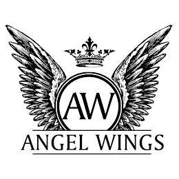 AW ANGEL WINGS logo