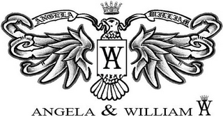 AW ANGELA & WILLIAM logo