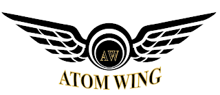 AW ATOM WING logo