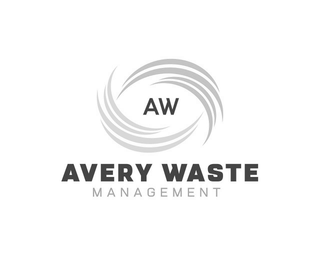 AW AVERY WASTE MANAGEMENT logo