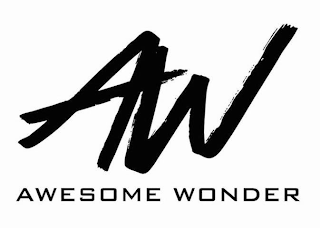 AW AWESOME WONDER logo