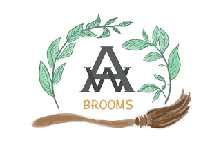 AW BROOMS logo