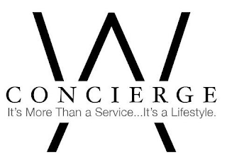 AW CONCIERGE IT'S MORE THAN A SERVICE...IT'S A LIFESTYLE. logo