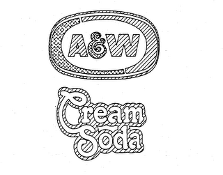A&W CREAM SODA logo