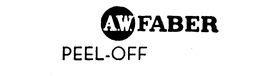 A.W. FABER PEEL-OFF logo
