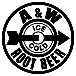 A&W ICE COLD ROOT BEER logo