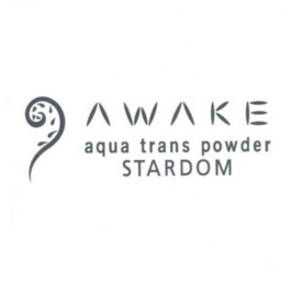AWAKE AQUA TRANS POWDER STARDOM logo