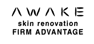 AWAKE SKIN RENOVATION FIRM ADVANTAGE logo