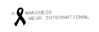 AWARENESS WEAR INTERNATIONAL logo