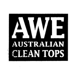 AWE AUSTRALIAN CLEAN TOPS logo