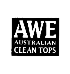 AWE AUSTRALIAN CLEAN TOPS logo