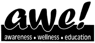 AWE! AWARENESS · WELLNESS · EDUCATION logo